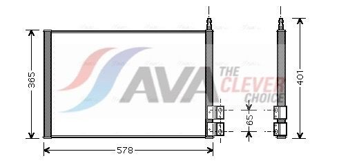 FDA5328 AVA Radiador de aparelho de ar condicionado